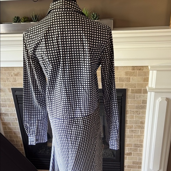 COS Black, Blue and White Checkered Dress size 34 (us 4) - Picture 6 of 13